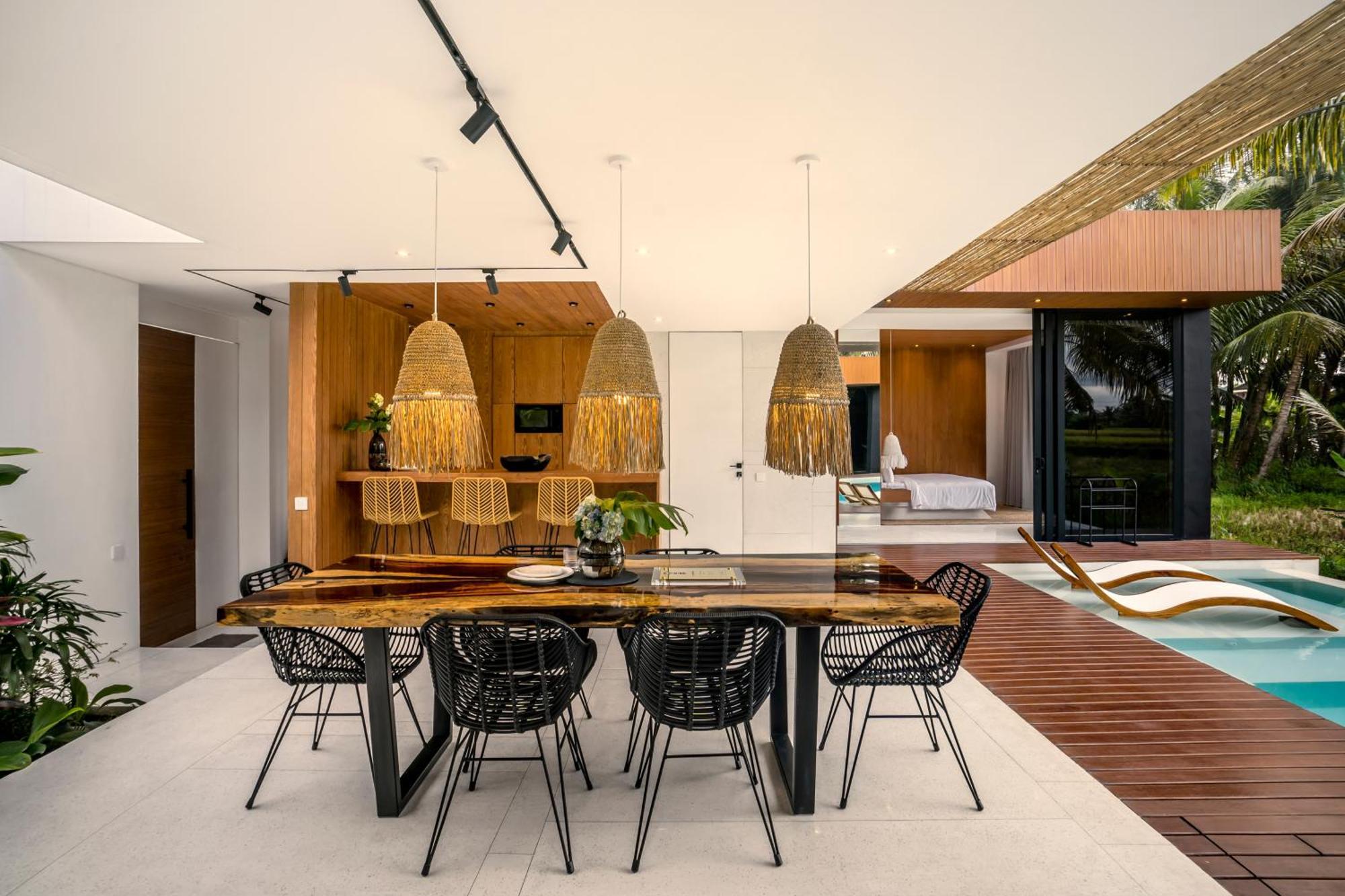 Green Flow Ubud Villas I Rom bilde