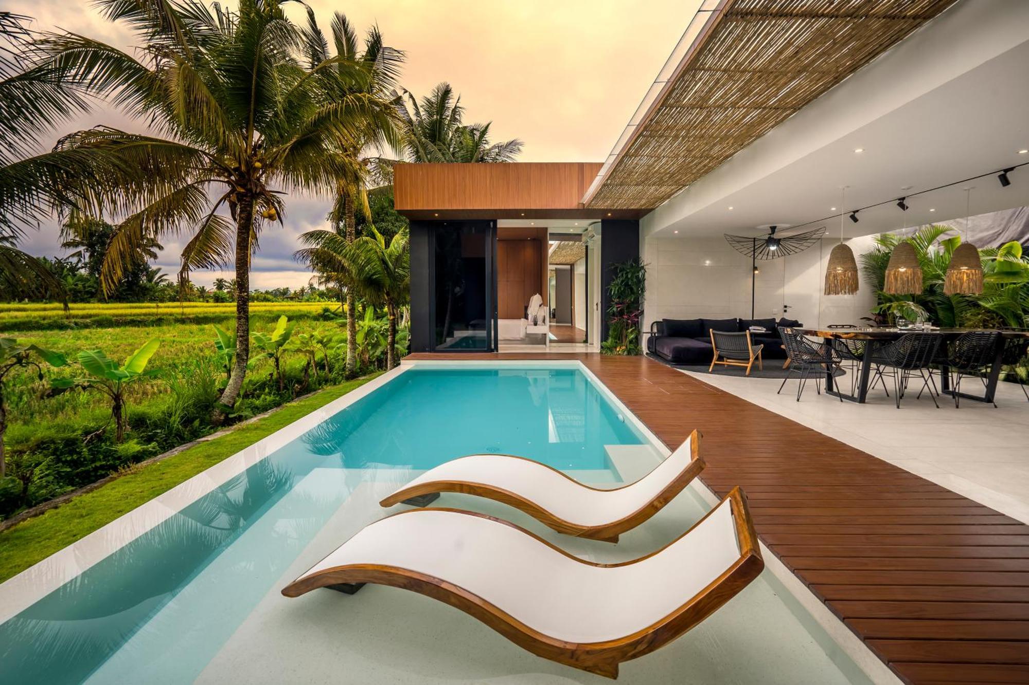 Green Flow Ubud Villas I Rom bilde